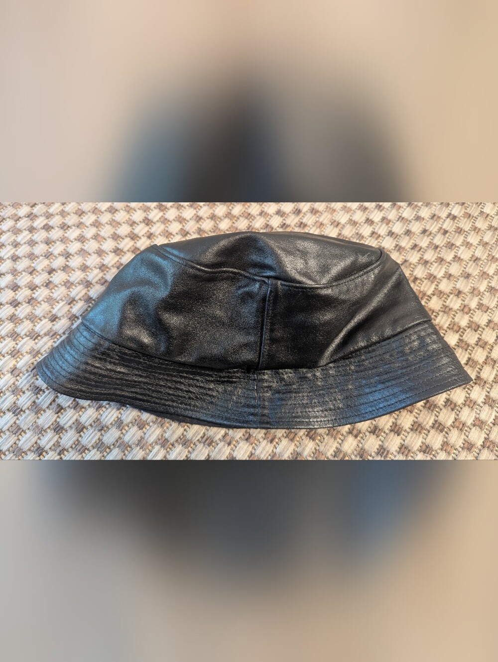 Wilsons Leather M. Julian Vintage 90s Black Bucket Hat X-Large